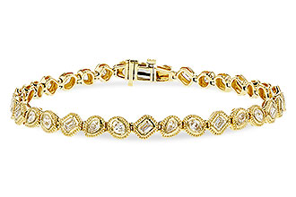 H293-62522: BRACELET 2.15 TW FANCY CUT DIAMONDS