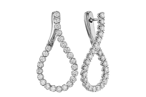 H294-46140: EARRINGS 1.50 TW