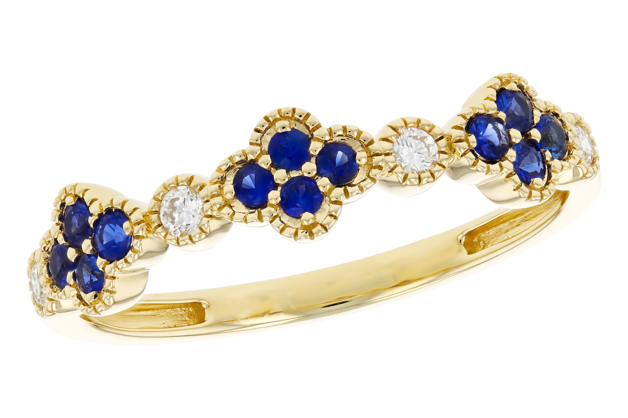 H294-48840: LDS WED RG .23 TW SAPPHIRE .31 TGW