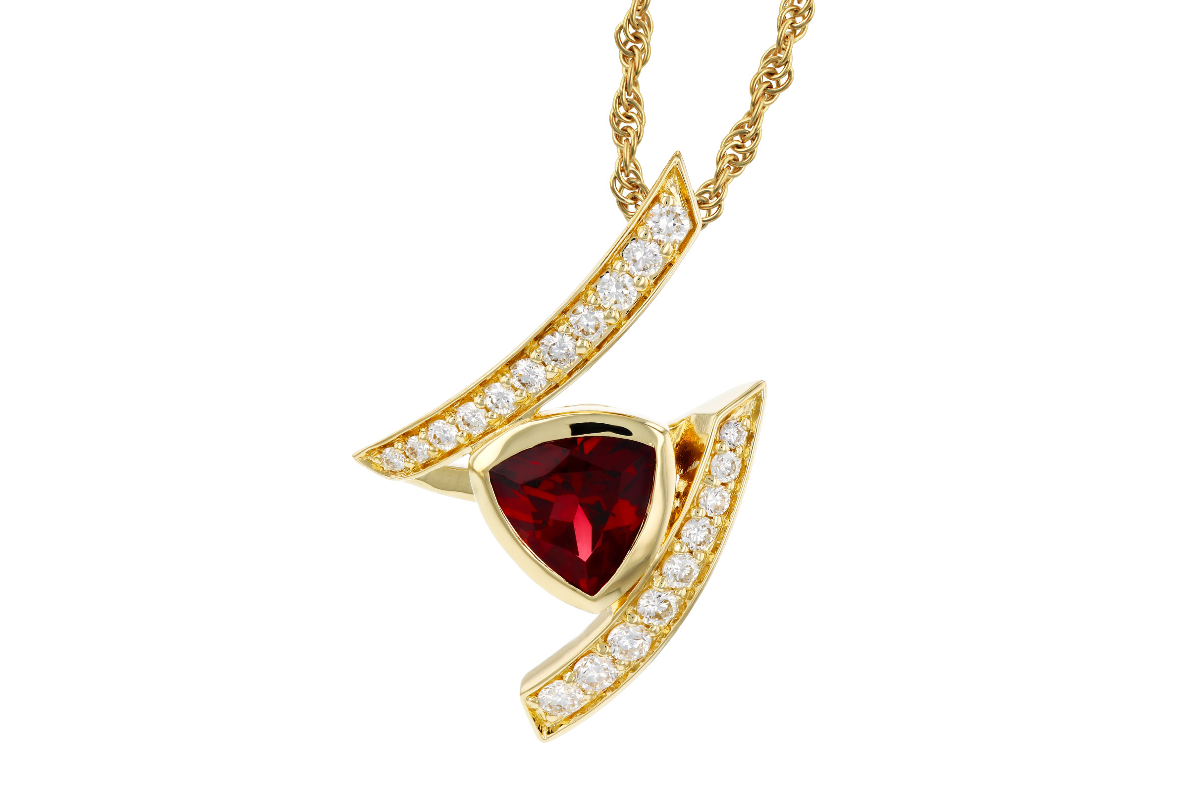 H294-48867: NECKLACE .84 GARNET 1.03 TGW (6MM GAR)