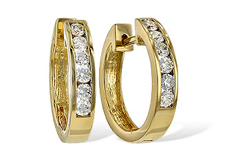 K019-93449: EARRINGS .50 TW