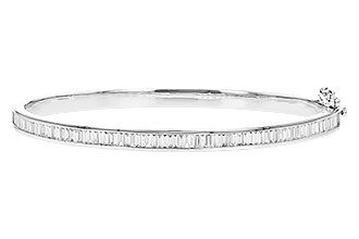 K292-65258: BANGLE 1.02 TW BAGUETTE DIAMONDS