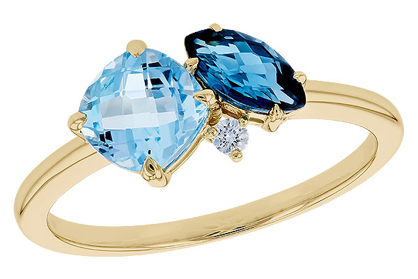 K292-66131: LDS RG 1.49 TW BLUE TOPAZ 1.52 TGW