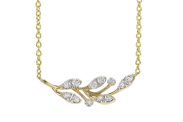 K293-57912: NECKLACE .32 TW (18")