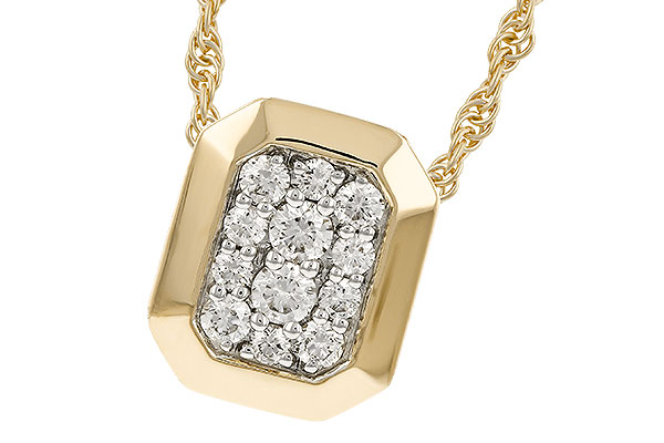 K293-61558: NECKLACE .25 TW