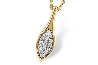 K293-61631: NECKLACE .20 TW