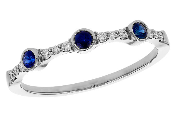 L293-57949: LDS WED RG .16 SAPPHIRE .25 TGW