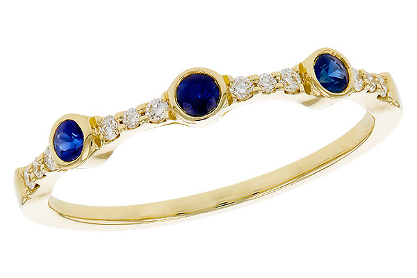 L293-57949: LDS WED RG .16 SAPPHIRE .25 TGW