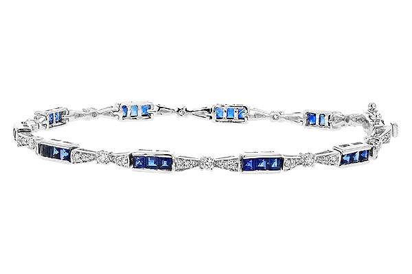 L293-60676: BRACELET 2.10 SAPPHIRE 2.75 TGW (7")