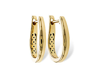 L293-60703: GOLD EARRINGS (15MM)