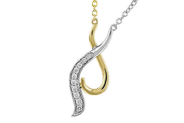 M293-59785: NECKLACE .10 TW (18")