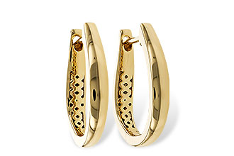 M293-60712: GOLD EARRINGS (17MM)