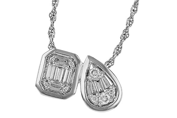 M293-62512: NECKLACE .17 BAG .25 TW
