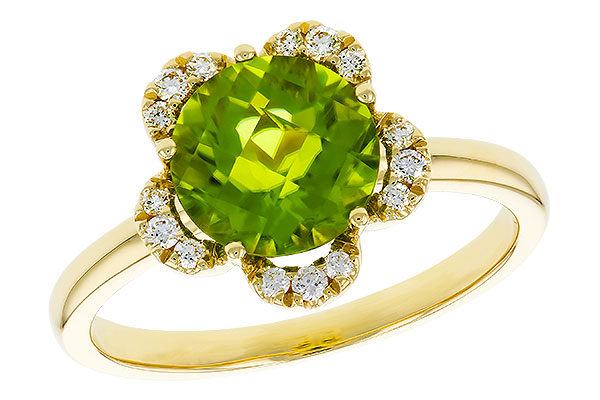 M293-63376: LDS RG 2.16 PERIDOT 2.28 TGW (8MM RD)