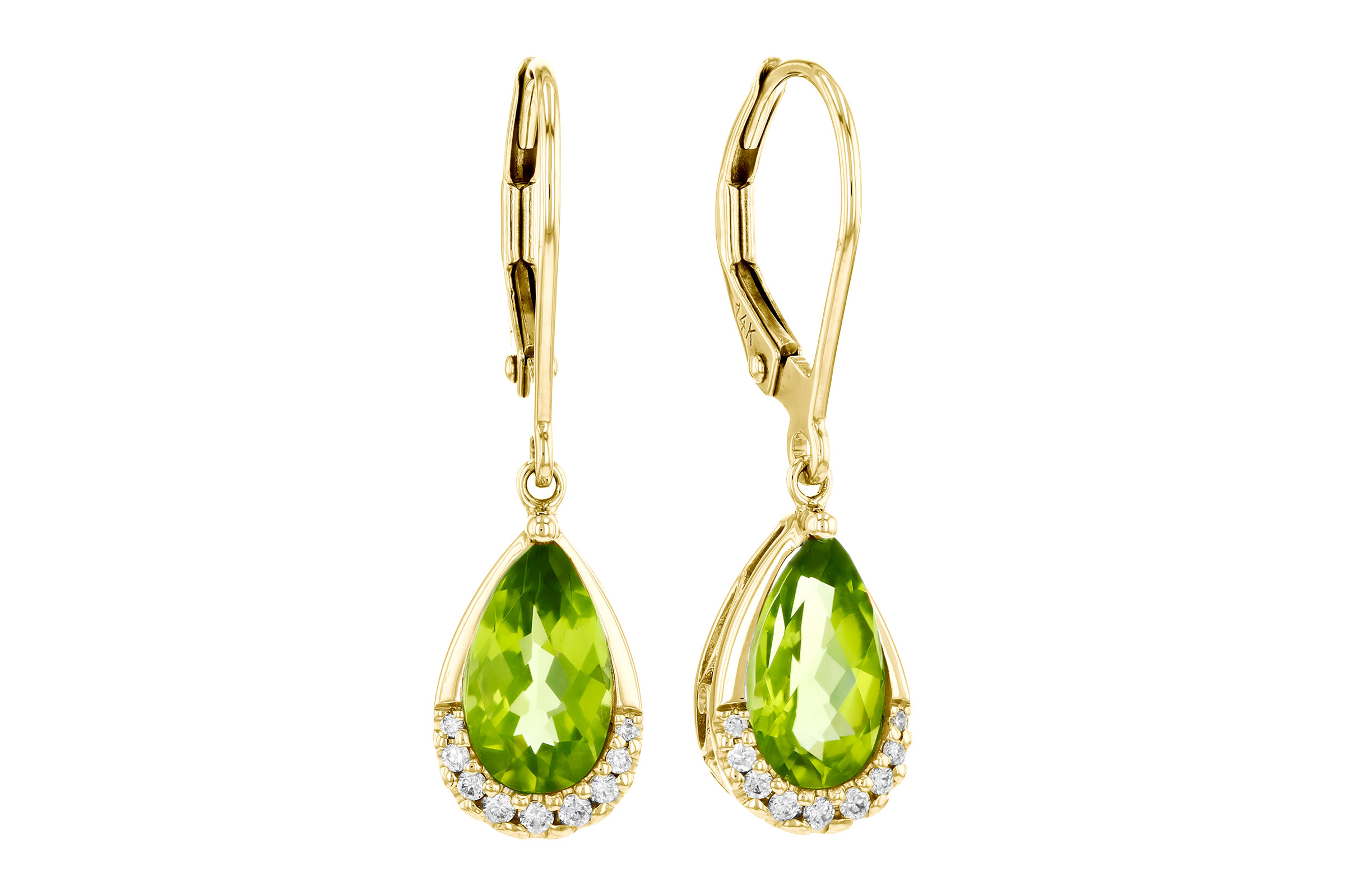 M294-47921: EARR 1.85 PERIDOT 1.94 TGW (9x5MM PS)